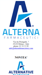 Mobile Screenshot of alternafarmaceutici.com